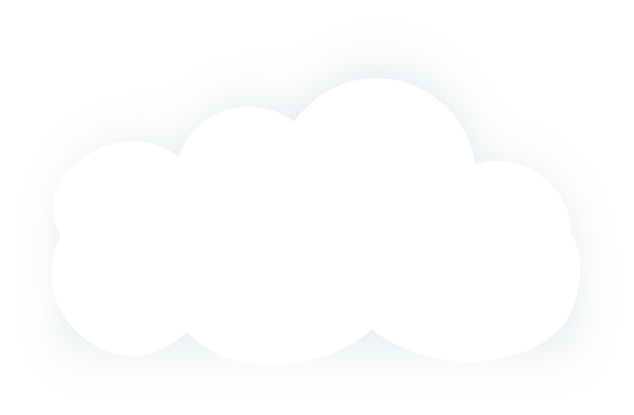 レイアウト用前面右の雲イラスト画像