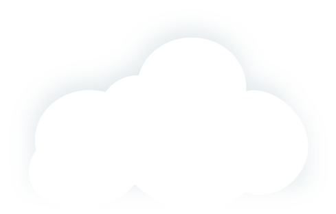 レイアウト用前面右隣りの雲イラスト画像