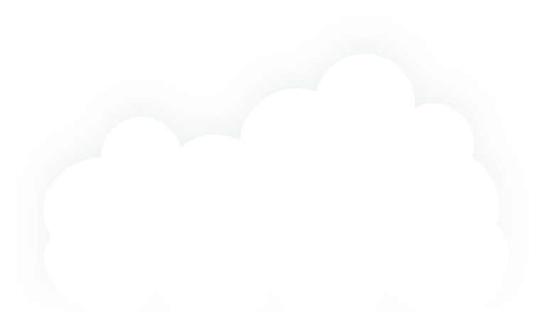 レイアウト用背面右中央後ろの雲イラスト画像